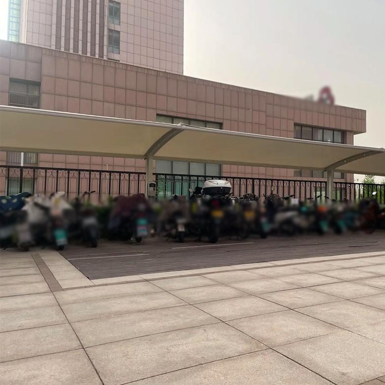 宽城膜结构电动车棚